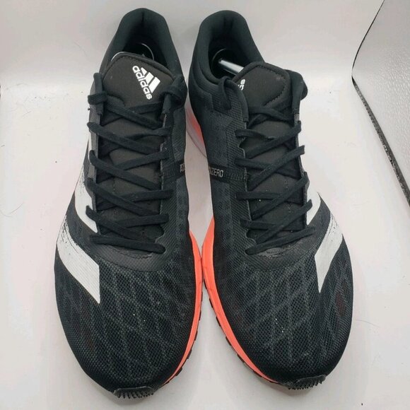 Size 13 - adidas Adizero RC 2 Black/White/Orange Running shoes EE4337 EUC - Picture 2 of 8